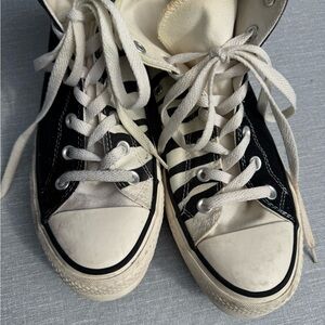 Converse Black and White High-Top Sneakers